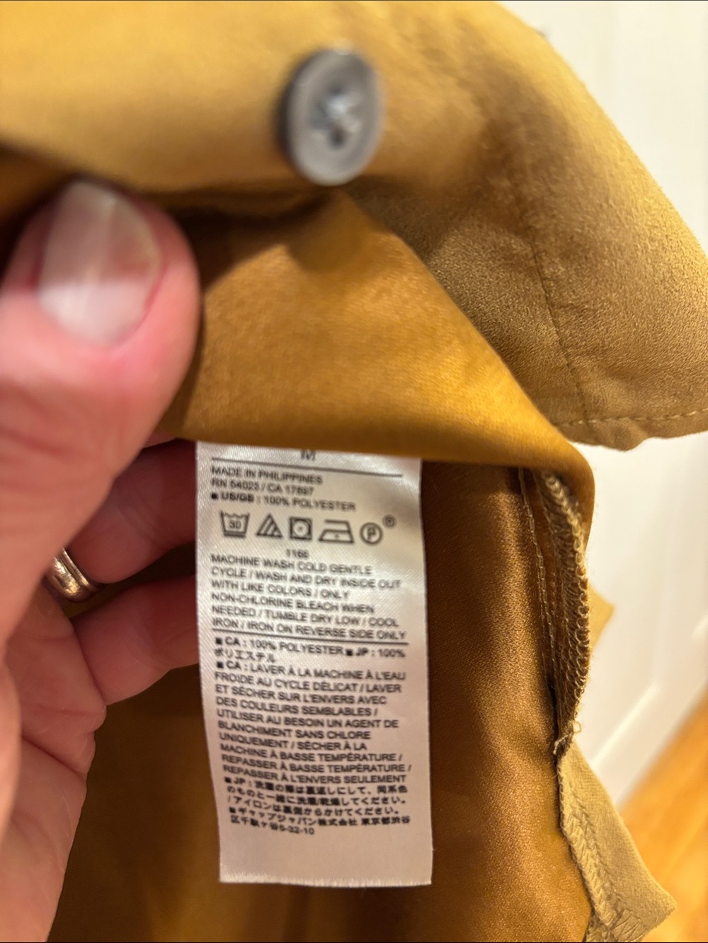 Banana Republic Caramel Brown Shirt Jacket - Picture 3 of 6